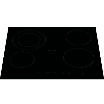 Hotpoint CRA641DC 60cm Touch Control Ceramic Hob in Black